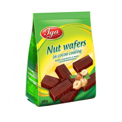 Iga Wafle oplatky 250g ořech s polevou (12)
