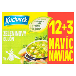 KUCHAREK zeleninový bujón 150g kucharek 12+3
