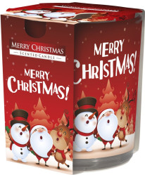 Bispol vonné svíčky ve skle 100g SN72 Merry Chistmas