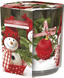 Bispol vonné svíčky ve skle 100g SN72 Happy Christmas