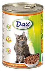 Dax Kousky Kočka 415g Drůbeží (24)
