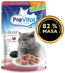 Prevital nat kapsa kočka 85g krůtí v želé