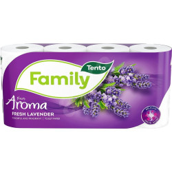 TENTO toaletní papír 8rolí Family lavender 2 vrstvý (bal/8ks)
