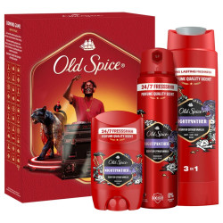 Old Spice dárková kazeta 3ks (deostick + deosprej + spr. gel 250ml) Nightpanther