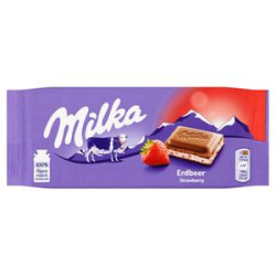 Milka 100g čokoláda Strawberry (22)