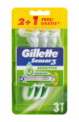 Gillette Sensor3 Sensitive holítka 3ks