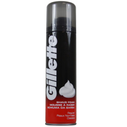 Gillette pěna na holení 200ml Normal červený