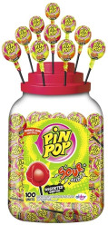 PIN POP lízátka Sour Assorted 17g 100ks