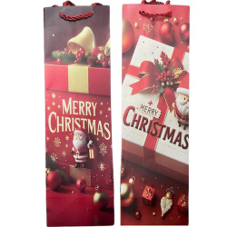 Dárková taška Vánoční na víno Merry Christmas (bal/12ks)