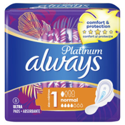 Always vložky Platinum ultra normal plus 8ks (16)