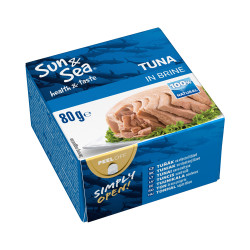 SUN SEA 80g Tuňák ve vlastní šťávě