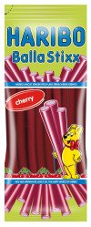 Haribo 80g balla stixx cherry (24)