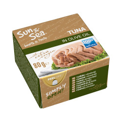 SUN SEA 80g Tuňák v olivovém oleji (48)