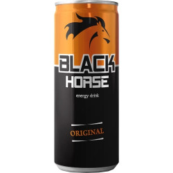 Black horse energy 0,25L plech Original (24)