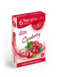 Santo Čajové Svíčky 6ks Cranberry TL 1022 (15)