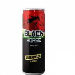 Black horse energy 0,25L plech Watermelon (24)