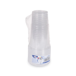Kelímek plastový 0,5l 10ks průhledný (33/bal)