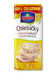 RACIO Chlebíčky 130g rýžové s kukuřicí (12)