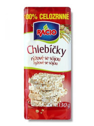 RACIO Chlebíčky 130g rýžové se sojou (12)