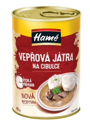 HAMÉ Vepřová játra na cibulce 415g