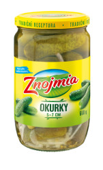 ZNOJMIA Okurky 5-7cm 660g