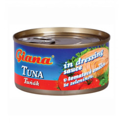 GIANA tuňák 185g EO v tomatové omáčce se zeleninou
