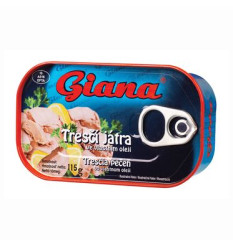 GIANA tresčí játra 115g RP ve vlastním oleji (12)