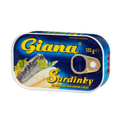 GIANA sardinky 125g eo ve slunečnicovém oleji (hop sat)