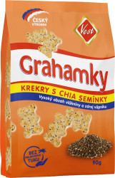 VEST Grahamky s chia semínky 90g (18)