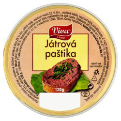 VIVA 120g Játrová paštika