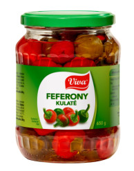 VIVA Feferony kulaté 650g (8)