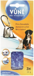 Vůně do vysavače 3x10g Pro chovatele domácích zvířat