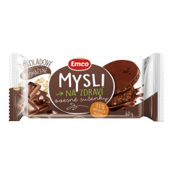 EMCO Ovesné sušenky polomáčené 60g čoko (24)