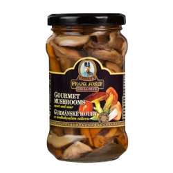 F.J.KAISER gurmánské houby 314ml ve sladkokyselém nálevu (lesní)