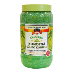 Palacio sůl do koupele 1200g konopná