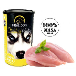 Fine dog konzerva drůbeží 100% masa 1200g