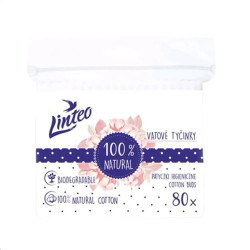 Linteo Vatové tyčinky v sáčku 80ks (120) / Ngoay tai tui