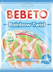 Bebeto 60g Marshmallow Rainbow twist (12)