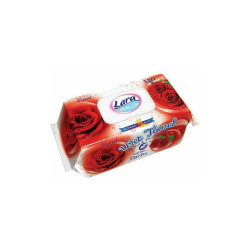 LARA vlhčené ubrousky 120ks klip rose