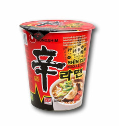 NongShim Cup 68g Shin Hot Spicy červený (12) / Mi coc