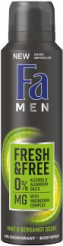 Fa deosprej 150ml MEN Fresh & Free Mint & Bergamot (6)