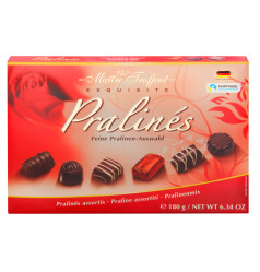 Maitre Truffout 180g bonboniéra červená (8)