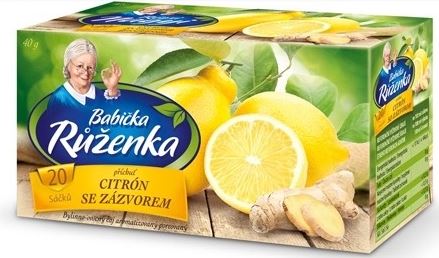 detail Babička růženka čaj citron s zázvorem 40g (24)