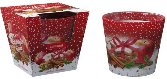 detail Santo svíčka 115g Christmas Spices Apple cinnamon (6)