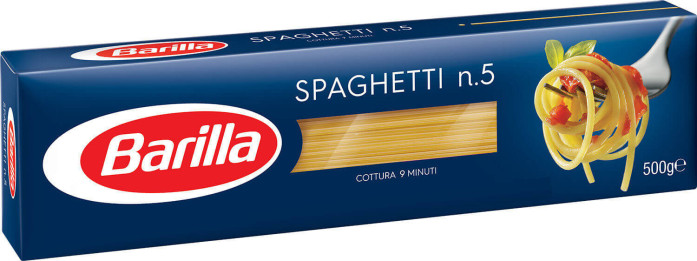detail BARILLA těstoviny 500g špagety