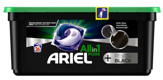 chi tiết Ariel kapsle na praní 26PD/krabice Black (3)