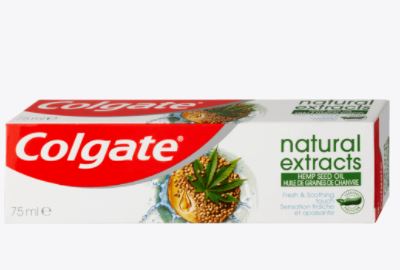 detail Colgate zubní pasta 75ml natural extracts (hemp seed oil)