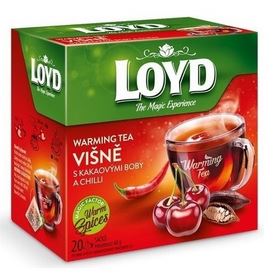 detail Loyd čaj warming chilli a višeň 40g (10)