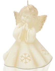chi tiết Bartek svíčka 90g Xmas 80 Anděl (Aniolek) bílý