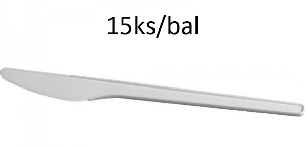 chi tiết Nuž plastový bílý 16,4cm 15ks (36132) VIBAL